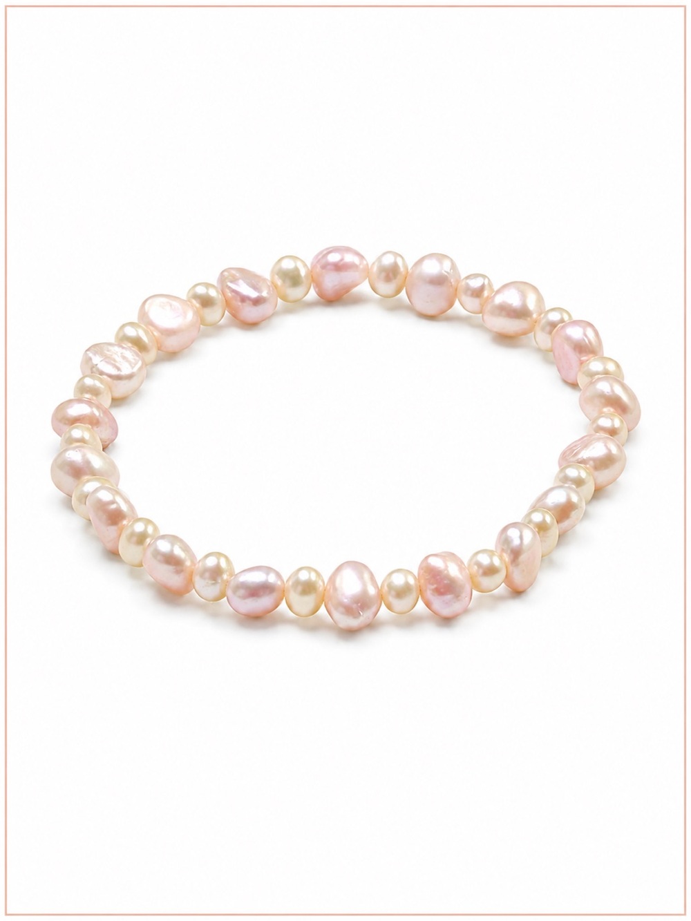 EUC Faux Pearl Stretch Bracelet Elastic Beaded Classic Everyday - Picture 2 of 4